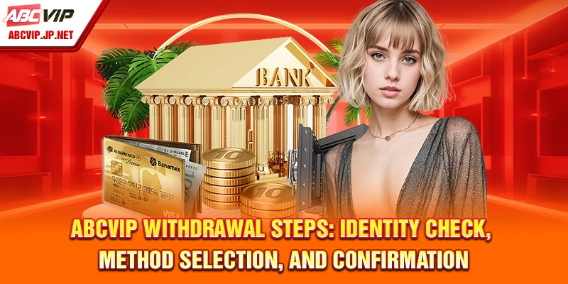 Payment Guides ABCVIP: Secure and Seamless Transactions 14 ABCVIP withdrawal steps: identity check, method selection, and confirmation.